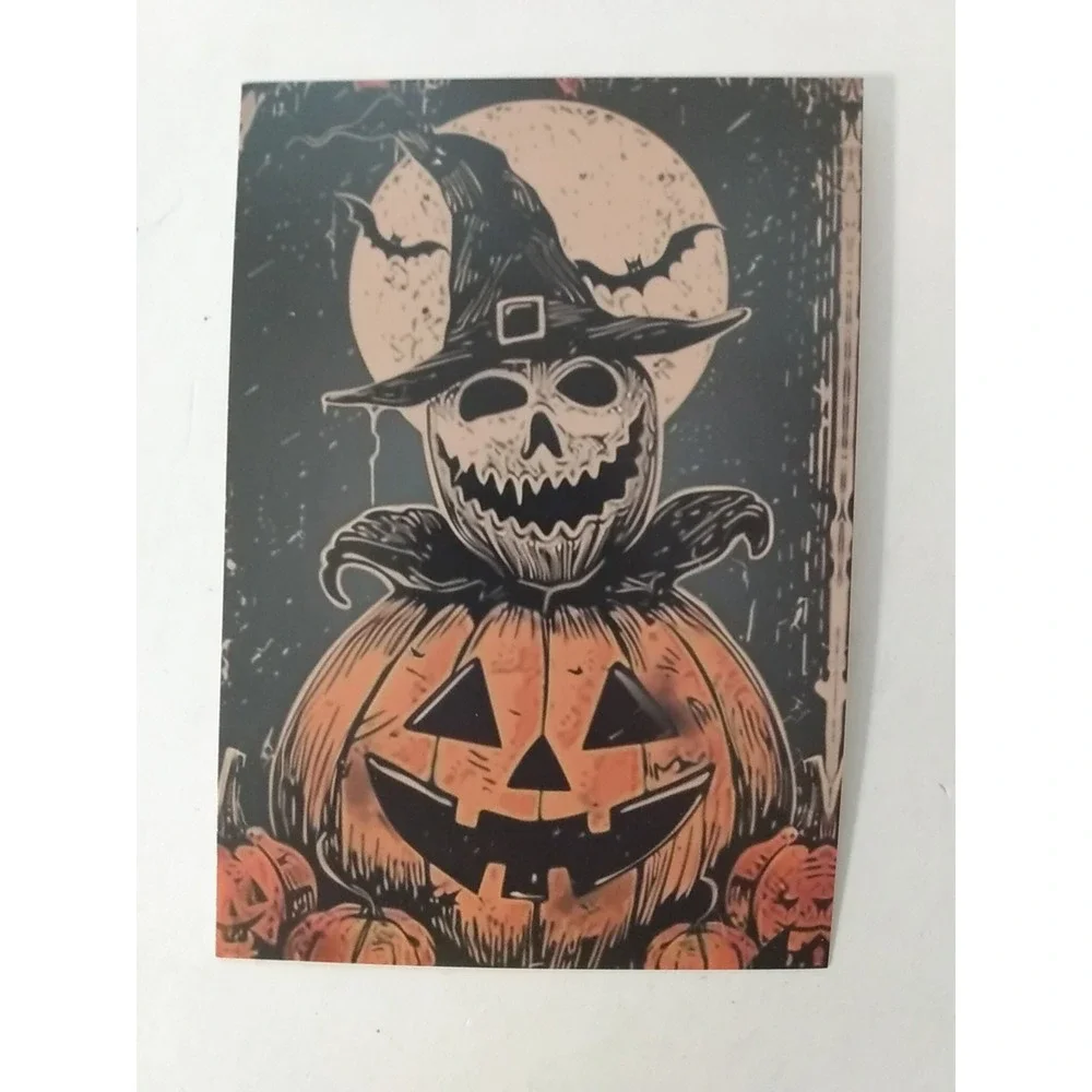 11 Halloween Postcard Lot Retro Witch Pumpkin Bat Skeleton Cat Reproduction NEW